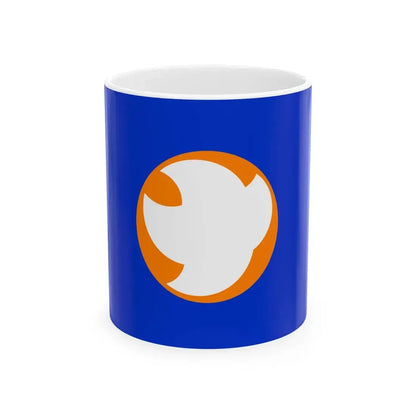 Flag of Nagiso Nagano (Japan) White Coffee Mug 11oz - Go Mug Yourself