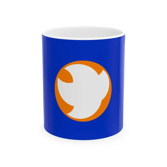 Flag of Nagiso Nagano (Japan) White Coffee Mug 11oz - Go Mug Yourself