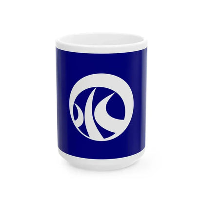 Flag of Nagomi Kumamoto (Japan) White Coffee Mug 15oz - Go Mug Yourself