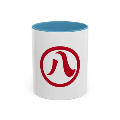 Flag of Nagoya Aichi Japan - Accent Coffee Mug 11oz Light Blue - Go Mug Yourself