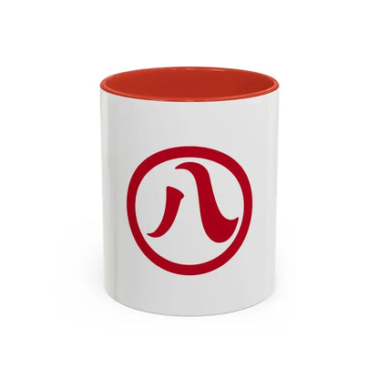 Flag of Nagoya Aichi Japan - Accent Coffee Mug 11oz Red - Go Mug Yourself