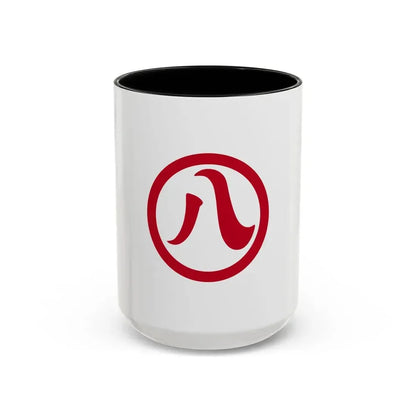 Flag of Nagoya Aichi Japan - Accent Coffee Mug 15oz Black - Go Mug Yourself