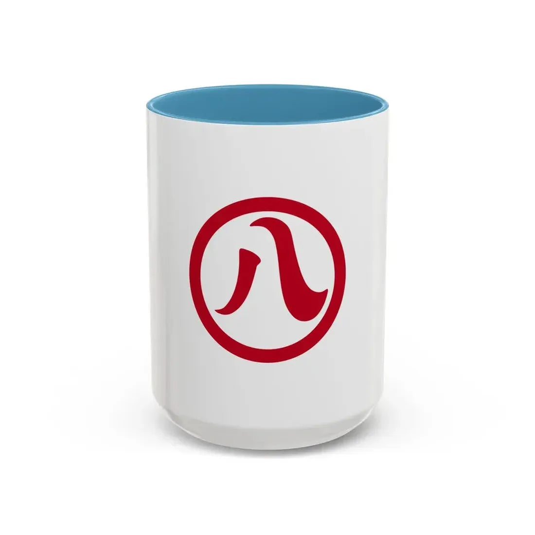 Flag of Nagoya Aichi Japan - Accent Coffee Mug 15oz Light Blue - Go Mug Yourself
