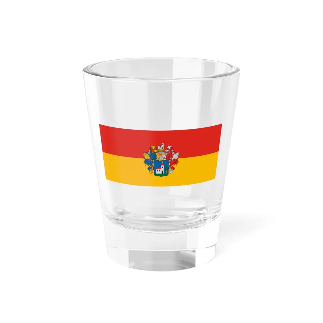 Flag of Nagyatad (Hungary) Shot Glass 1.5oz 1.5oz - Go Mug Yourself