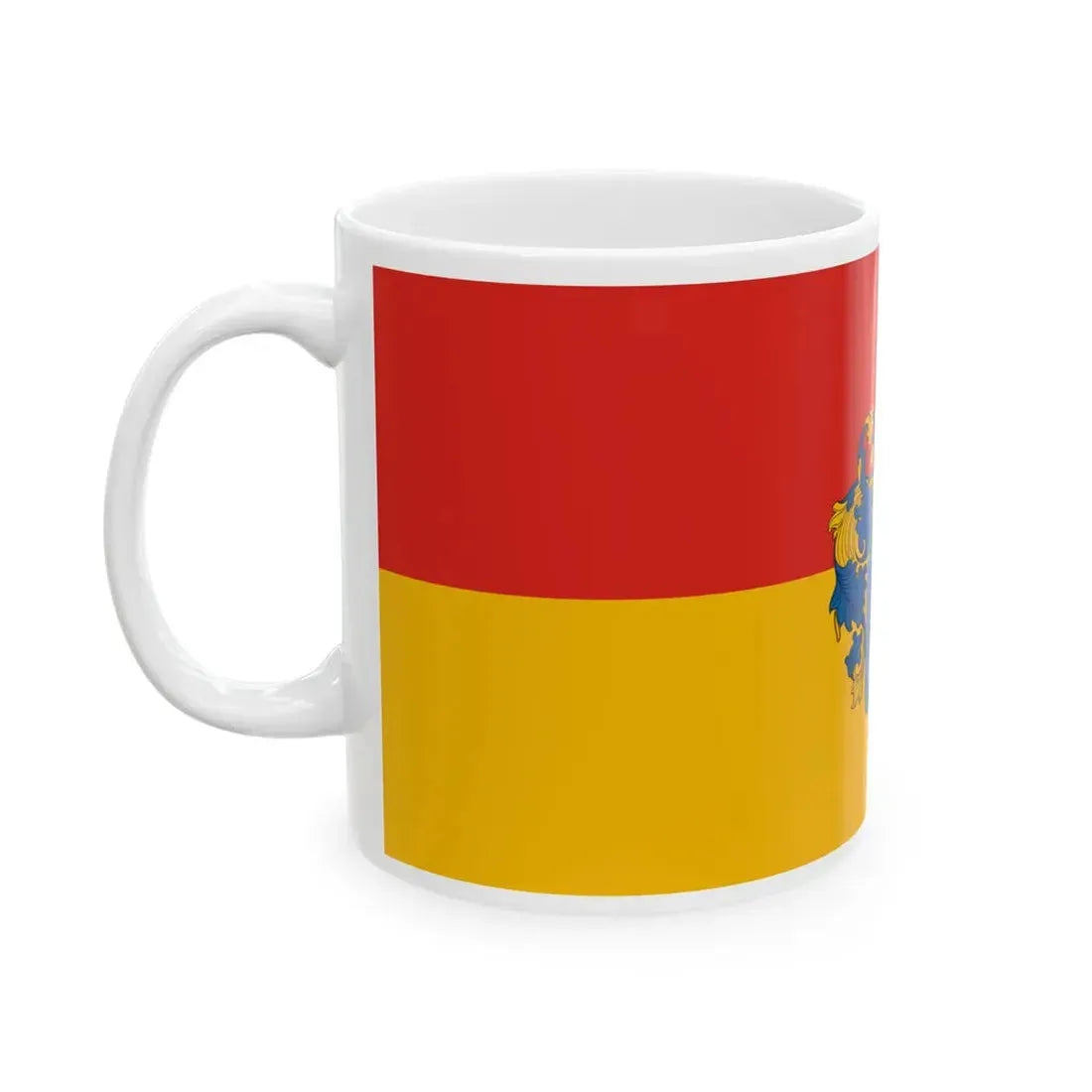 Flag of Nagyatad (Hungary) White Coffee Mug - Go Mug Yourself