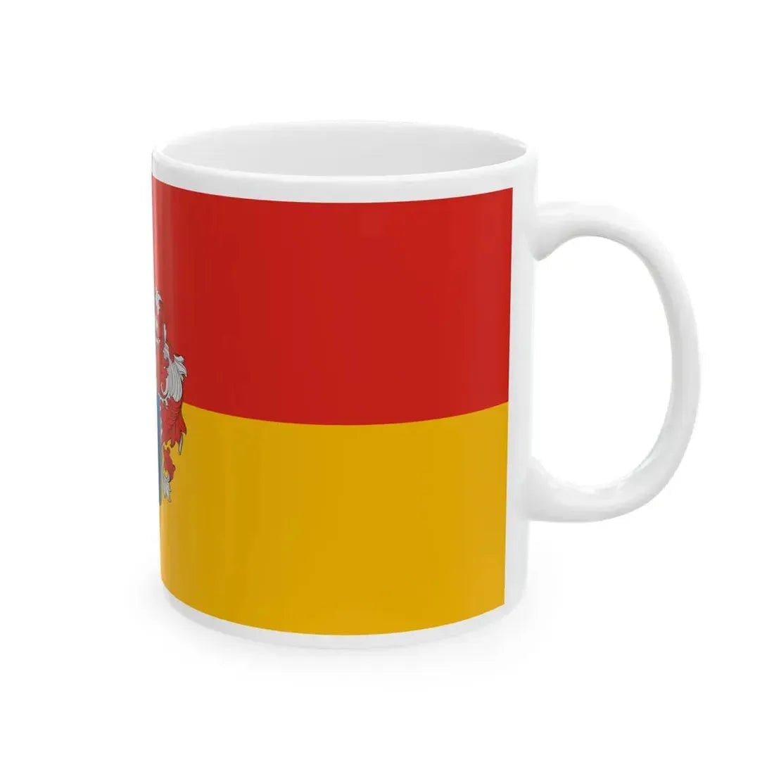 Flag of Nagyatad (Hungary) White Coffee Mug - Go Mug Yourself