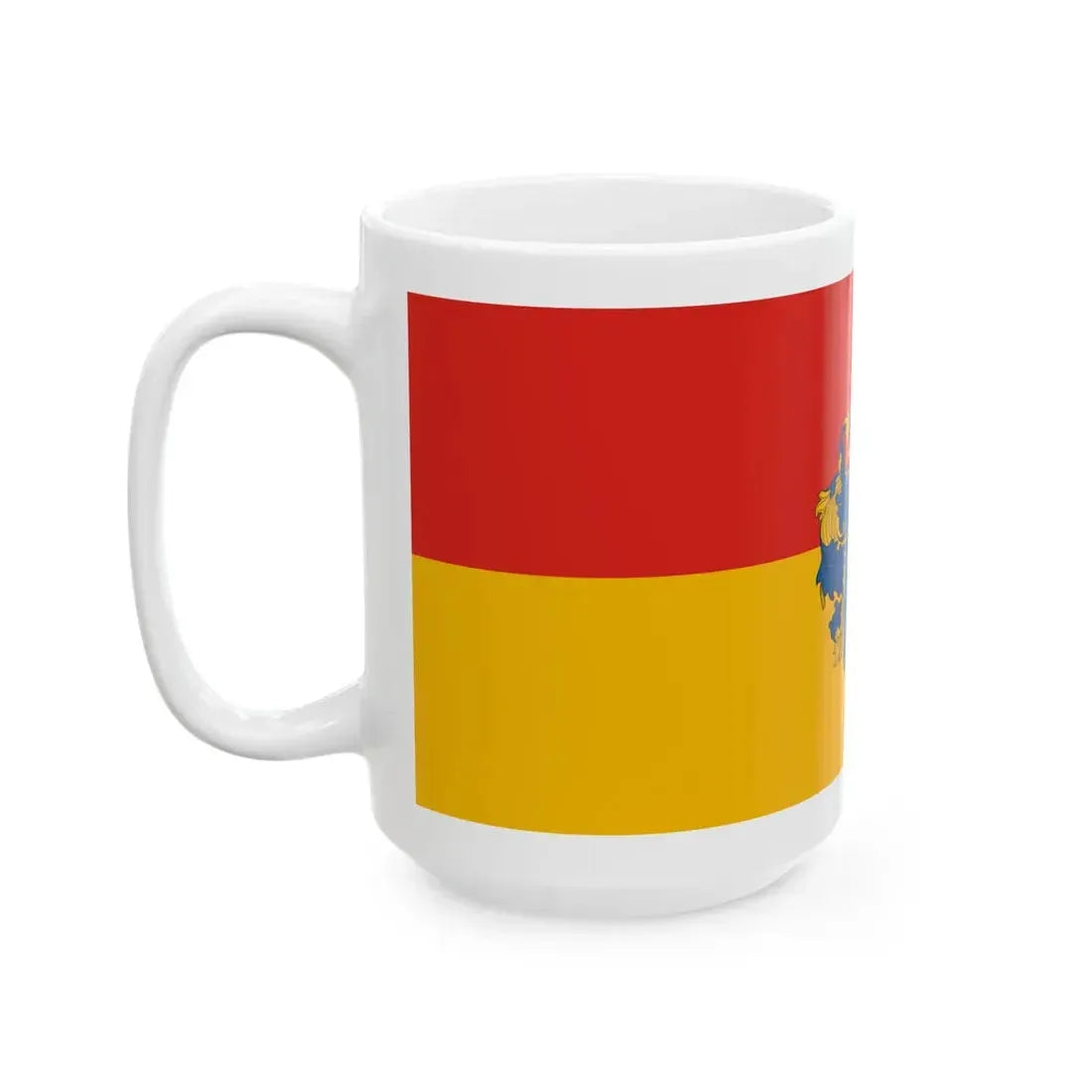 Flag of Nagyatad (Hungary) White Coffee Mug - Go Mug Yourself