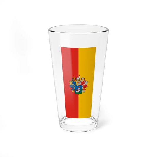 Flag of Nagyatad vertical (Hungary) Pint Glass 16oz 16oz - Go Mug Yourself