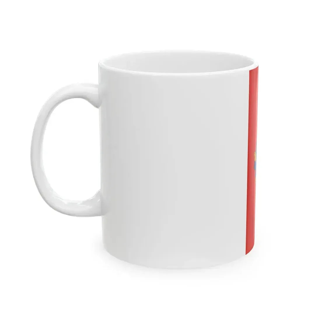 Flag of Nagyatad vertical (Hungary) White Coffee Mug - Go Mug Yourself