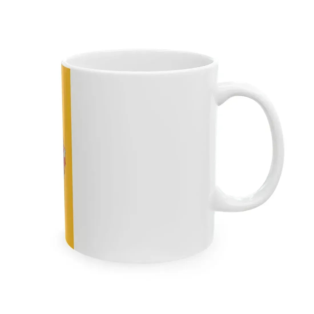 Flag of Nagyatad vertical (Hungary) White Coffee Mug - Go Mug Yourself