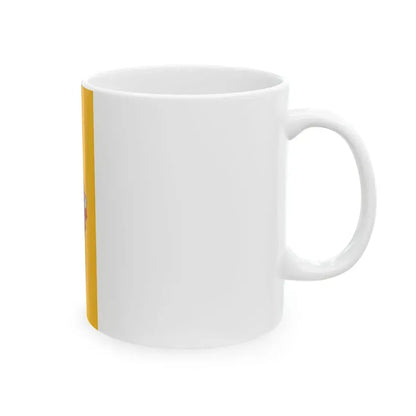 Flag of Nagyatad vertical (Hungary) White Coffee Mug - Go Mug Yourself