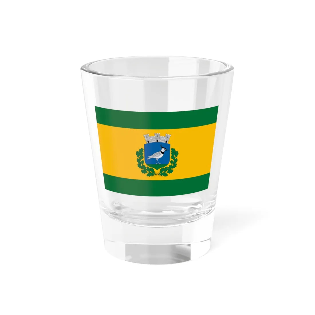 Flag of Nagybajom (Hungary) Shot Glass 1.5oz 1.5oz - Go Mug Yourself