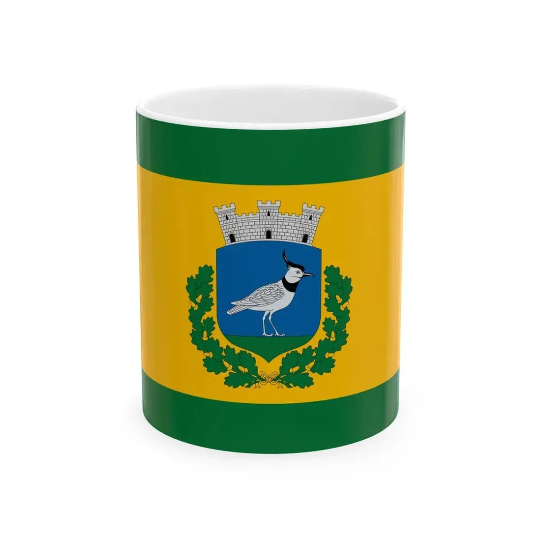 Flag of Nagybajom (Hungary) White Coffee Mug 11oz - Go Mug Yourself