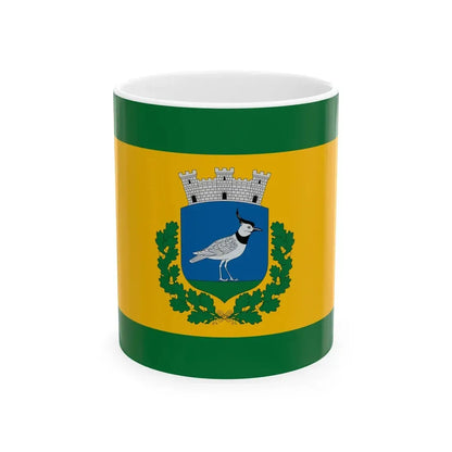 Flag of Nagybajom (Hungary) White Coffee Mug 11oz - Go Mug Yourself