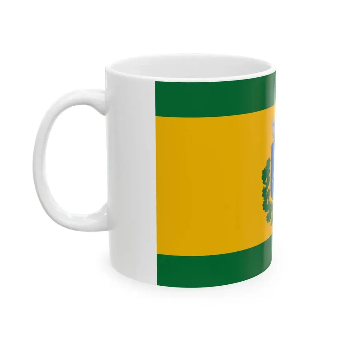 Flag of Nagybajom (Hungary) White Coffee Mug - Go Mug Yourself