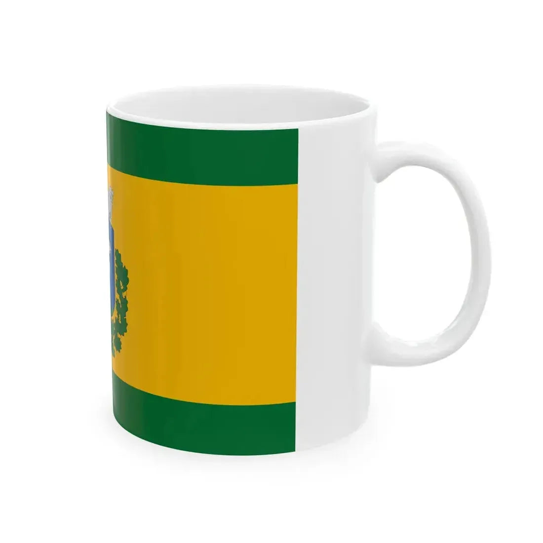 Flag of Nagybajom (Hungary) White Coffee Mug - Go Mug Yourself