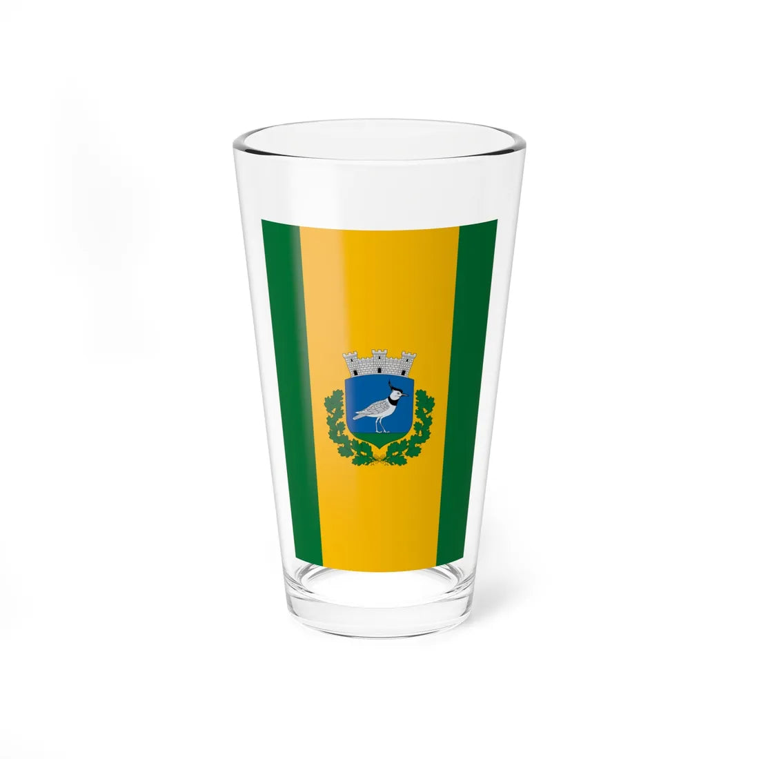 Flag of Nagybajom vertical (Hungary) Pint Glass 16oz 16oz - Go Mug Yourself