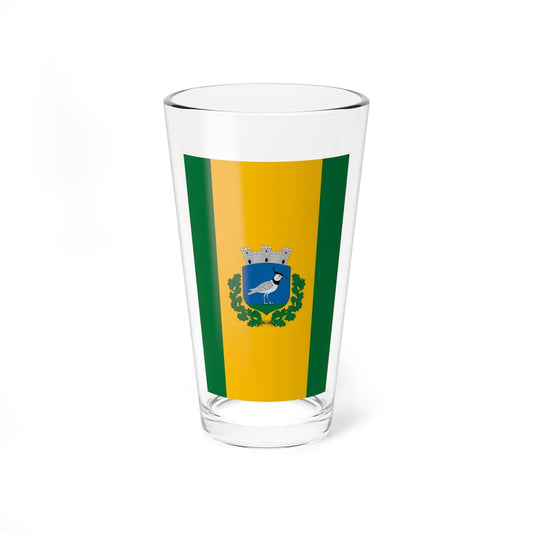 Flag of Nagybajom vertical (Hungary) Pint Glass 16oz 16oz - Go Mug Yourself