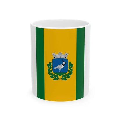 Flag of Nagybajom vertical (Hungary) White Coffee Mug 11oz - Go Mug Yourself