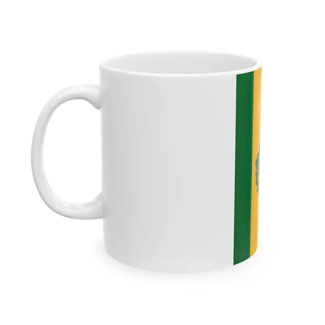 Flag of Nagybajom vertical (Hungary) White Coffee Mug - Go Mug Yourself
