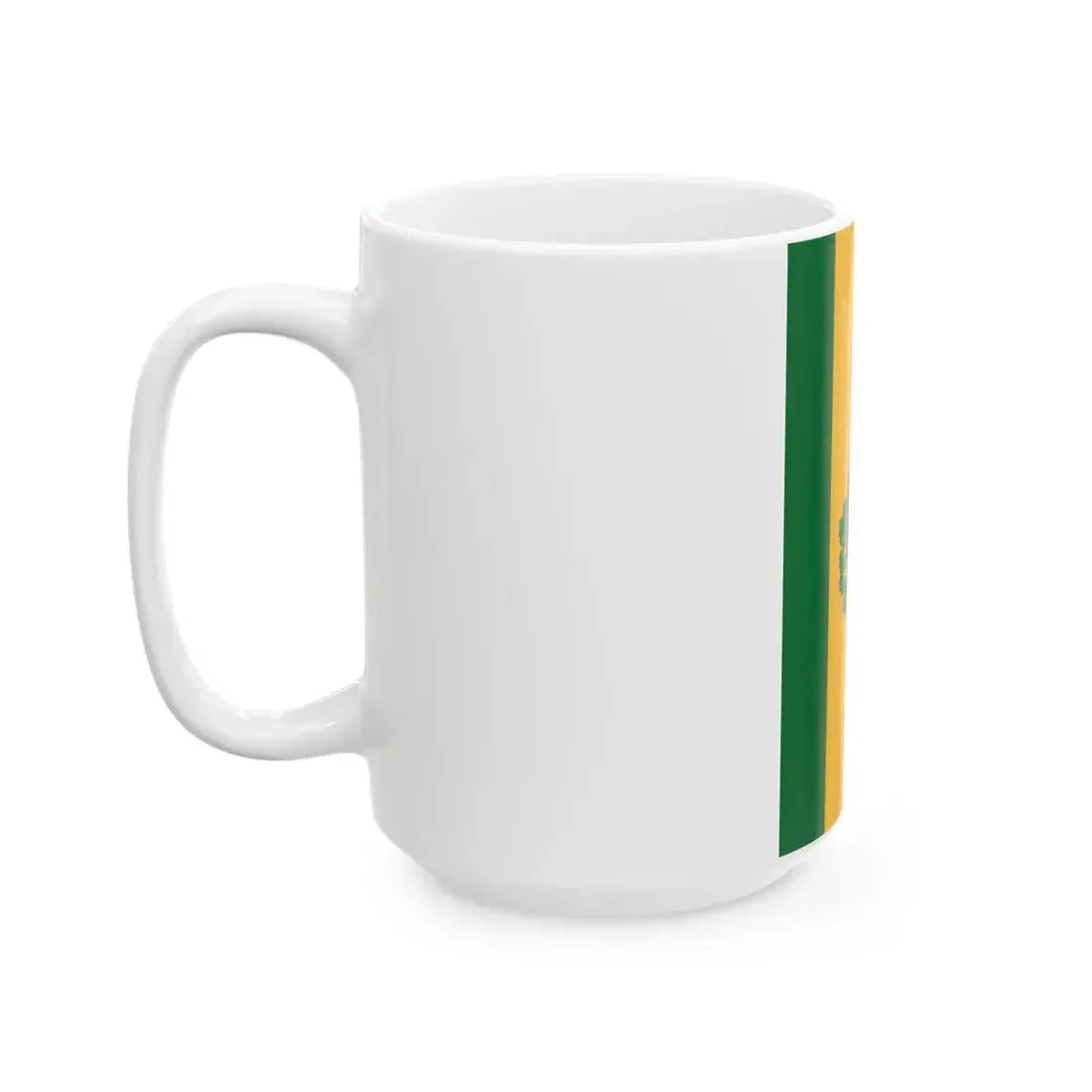 Flag of Nagybajom vertical (Hungary) White Coffee Mug - Go Mug Yourself