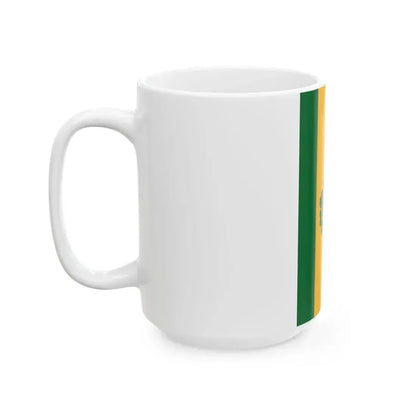 Flag of Nagybajom vertical (Hungary) White Coffee Mug - Go Mug Yourself