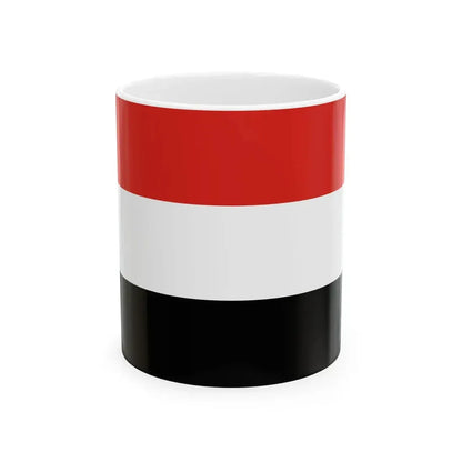 Flag of Nagybanya 1941 (Hungary) White Coffee Mug 11oz - Go Mug Yourself