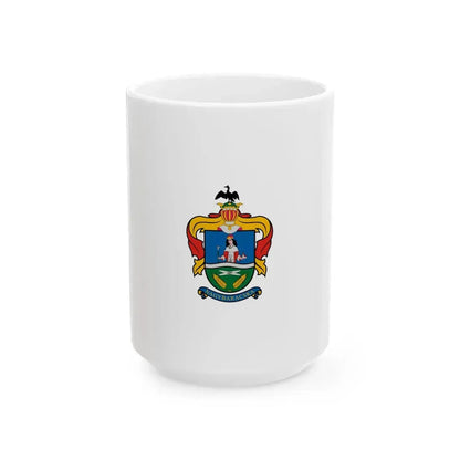 Flag of Nagybaracska vertical (Hungary) White Coffee Mug 15oz - Go Mug Yourself