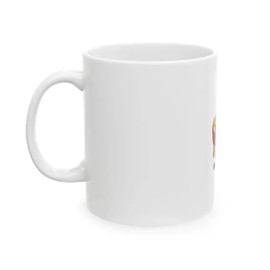Flag of Nagybaracska vertical (Hungary) White Coffee Mug - Go Mug Yourself