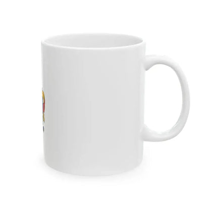 Flag of Nagybaracska vertical (Hungary) White Coffee Mug - Go Mug Yourself