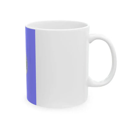 Flag of Nagyborzsony (Hungary) White Coffee Mug - Go Mug Yourself
