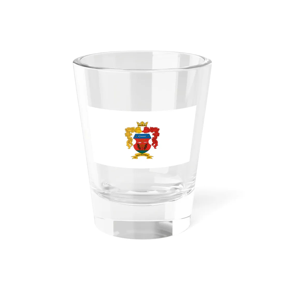 Flag of Nagybudmer (Hungary) Shot Glass 1.5oz 1.5oz - Go Mug Yourself