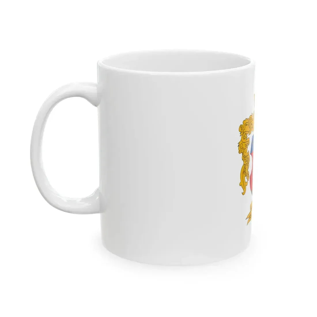 Flag of Nagybudmer (Hungary) White Coffee Mug - Go Mug Yourself
