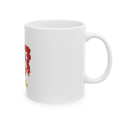 Flag of Nagybudmer (Hungary) White Coffee Mug - Go Mug Yourself