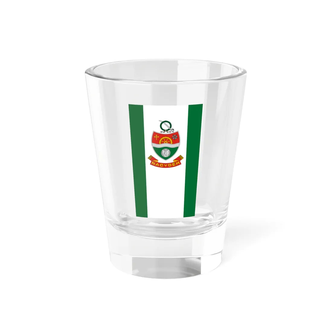 Flag of Nagydem (Hungary) Shot Glass 1.5oz 1.5oz - Go Mug Yourself