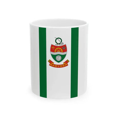 Flag of Nagydem (Hungary) White Coffee Mug 11oz - Go Mug Yourself