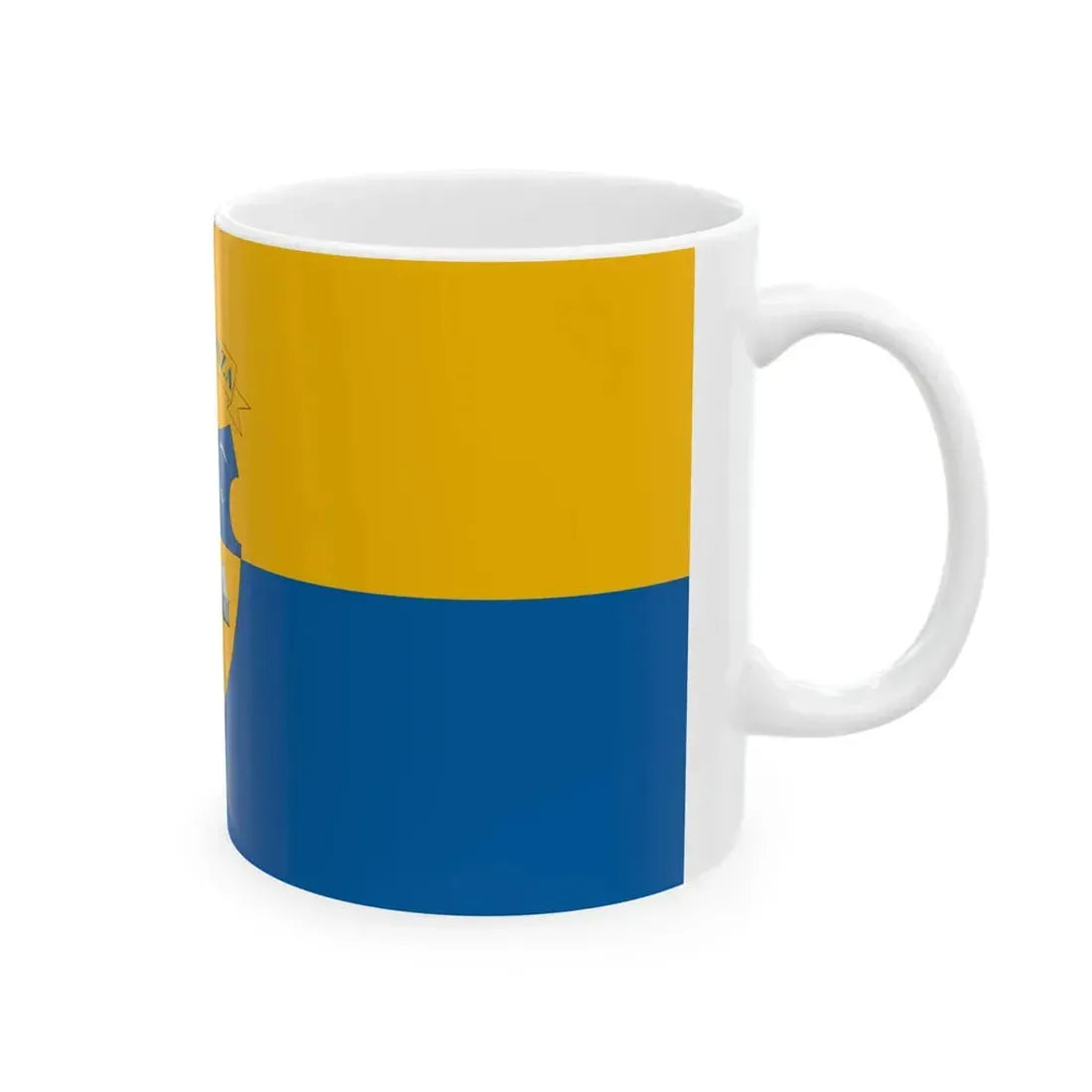 Flag of Nagydobsza (Hungary) White Coffee Mug - Go Mug Yourself