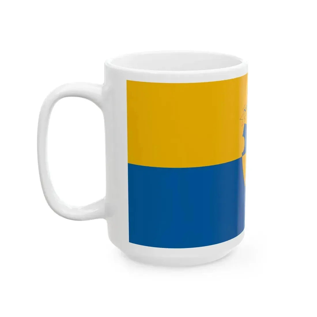 Flag of Nagydobsza (Hungary) White Coffee Mug - Go Mug Yourself