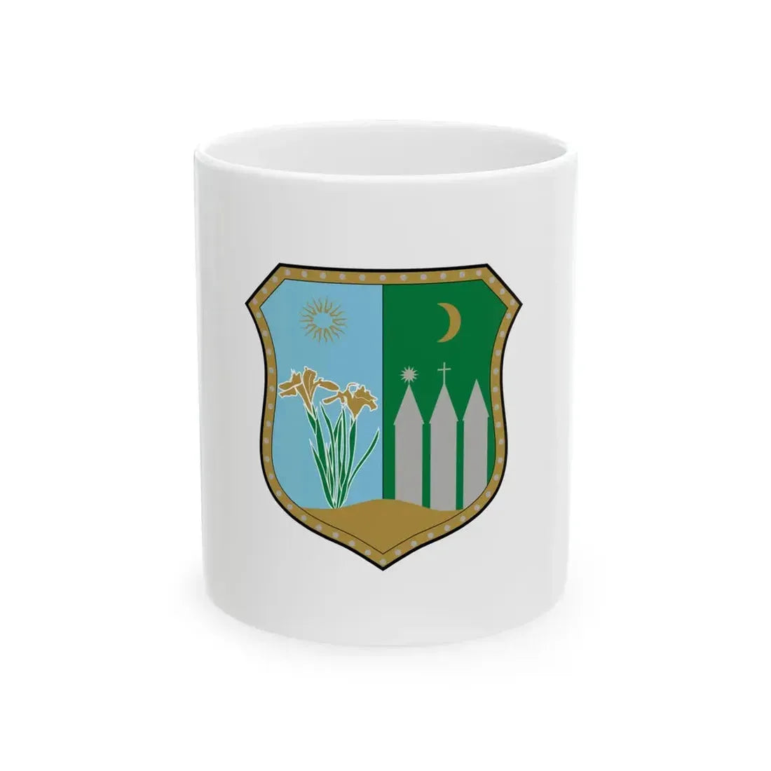 Flag of Nagydorog (Hungary) White Coffee Mug 11oz - Go Mug Yourself