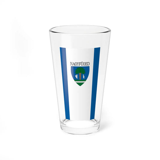 Flag of Nagyfuged vertical (Hungary) Pint Glass 16oz 16oz - Go Mug Yourself
