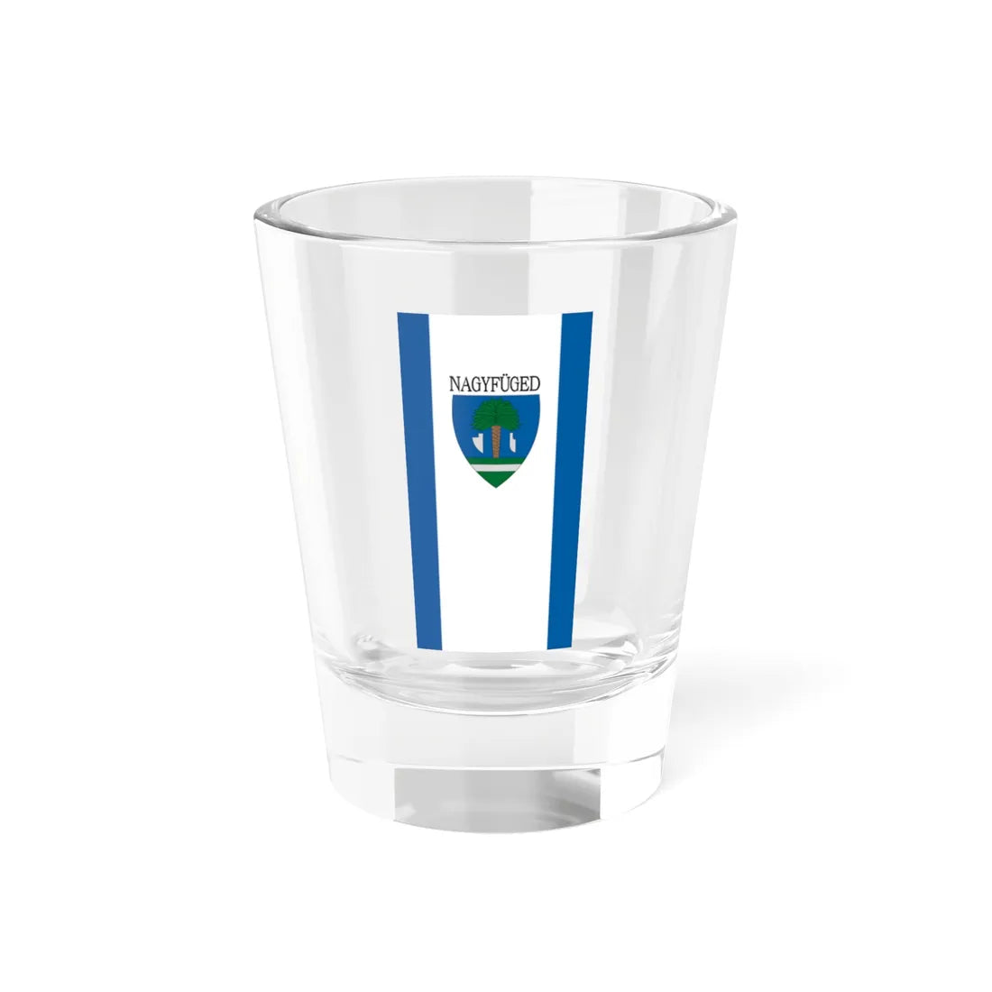 Flag of Nagyfuged vertical (Hungary) Shot Glass 1.5oz 1.5oz - Go Mug Yourself