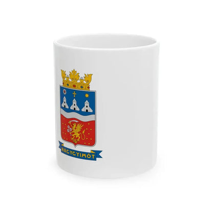 Flag of Nagygyimot (Hungary) White Coffee Mug 11oz - Go Mug Yourself
