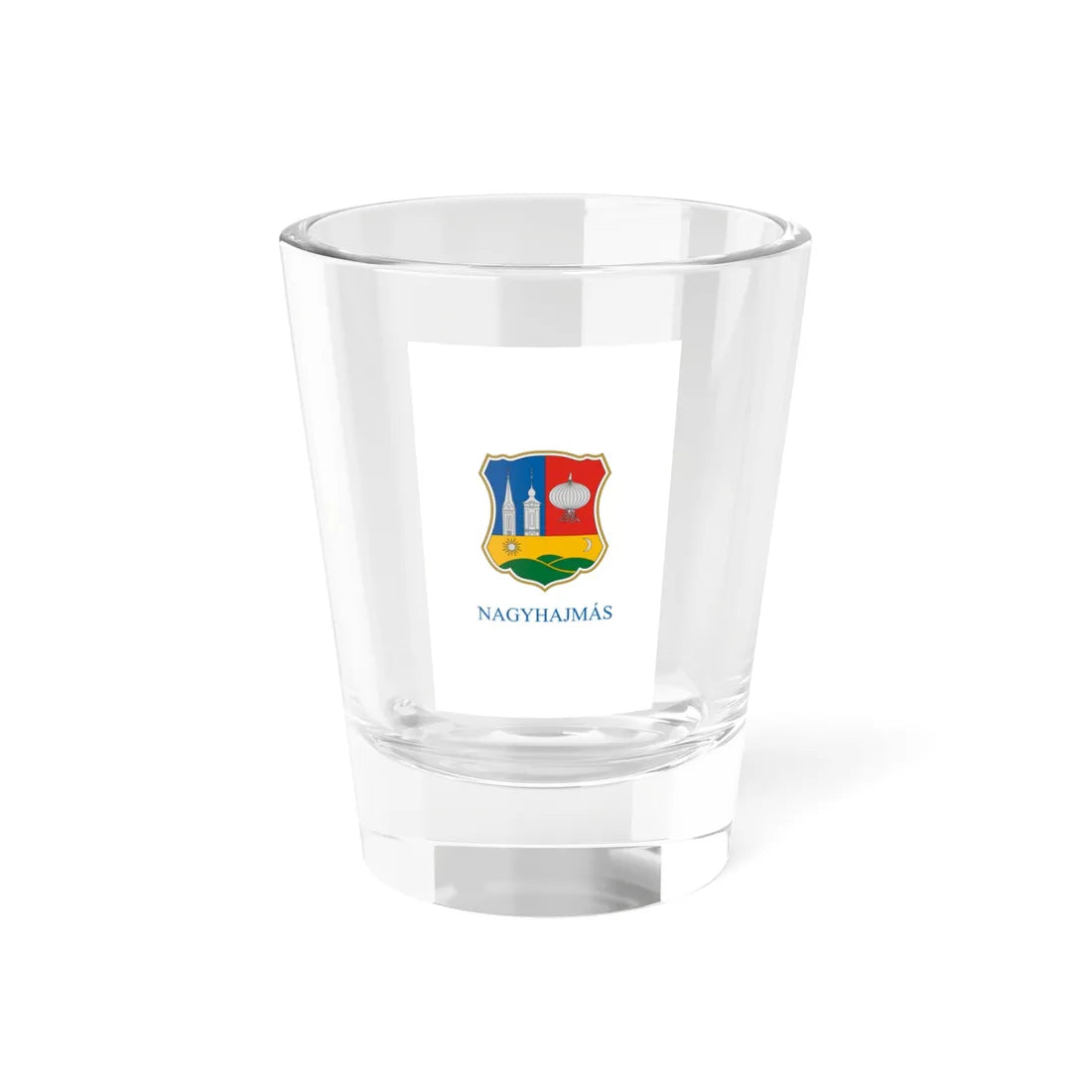 Flag of Nagyhajmas (Hungary) Shot Glass 1.5oz 1.5oz - Go Mug Yourself