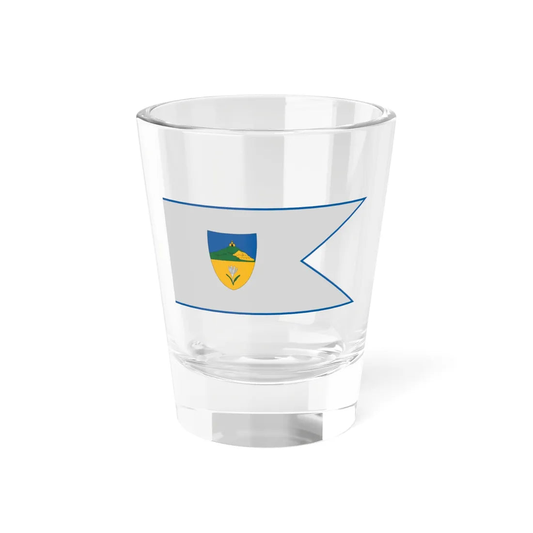 Flag of Nagyharsany (Hungary) Shot Glass 1.5oz 1.5oz - Go Mug Yourself