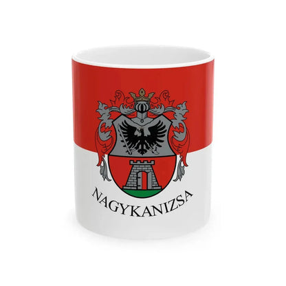 Flag of Nagykanizsa (Hungary) White Coffee Mug 11oz - Go Mug Yourself