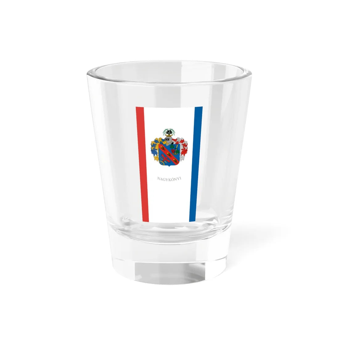 Flag of Nagykonyi (Hungary) Shot Glass 1.5oz 1.5oz - Go Mug Yourself