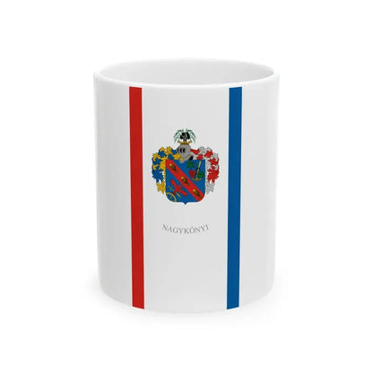 Flag of Nagykonyi (Hungary) White Coffee Mug 11oz - Go Mug Yourself