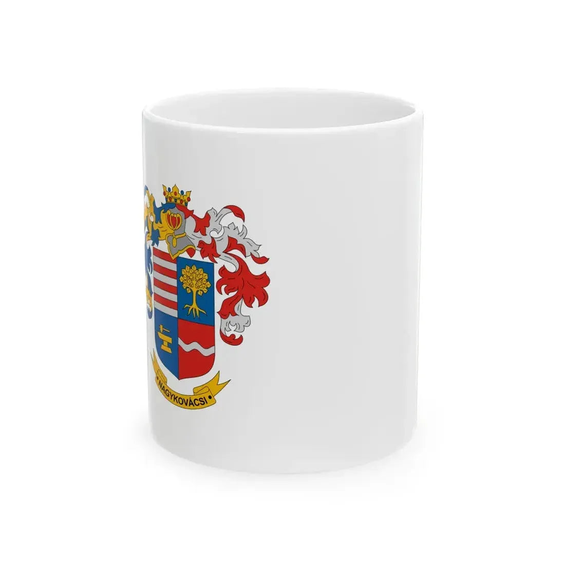 Flag of Nagykovacsi (Hungary) White Coffee Mug 11oz - Go Mug Yourself