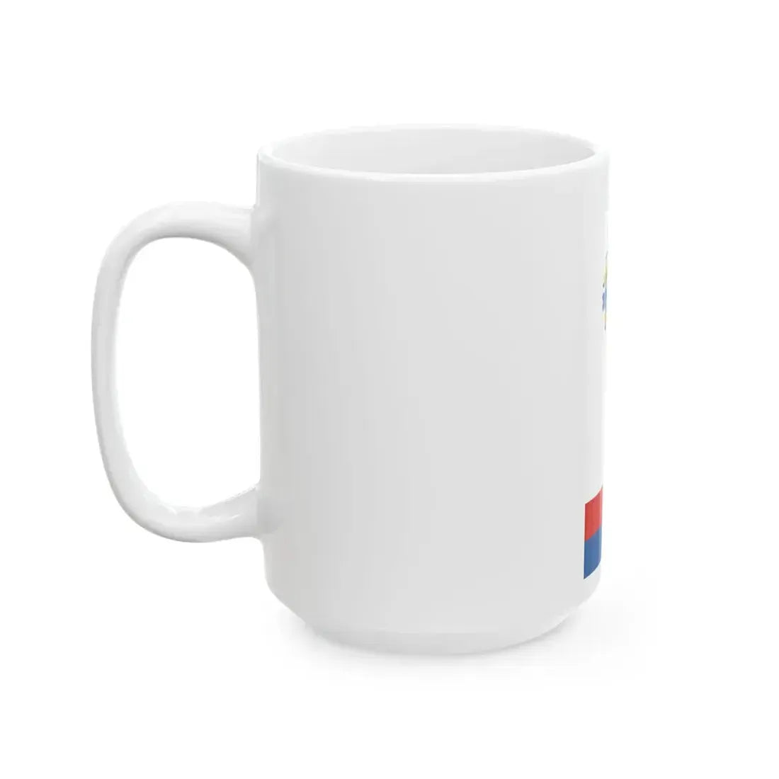 Flag of Nagykovacsi vertical (Hungary) White Coffee Mug - Go Mug Yourself