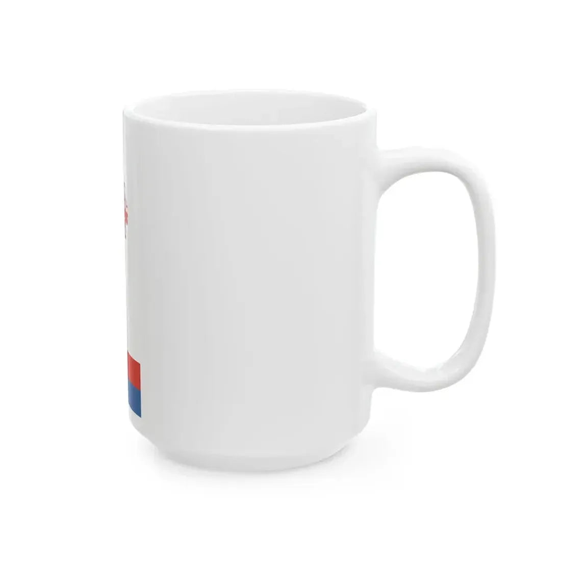 Flag of Nagykovacsi vertical (Hungary) White Coffee Mug - Go Mug Yourself
